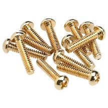 Fender Pickup and Selector Switch Mounting Screws (12) (Gold)
