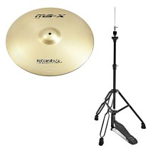 Istanbul Agop 14″ MS-X Hi-Hats & Stand by Gear4music, Black