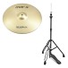 Istanbul Agop 14″ MS-X Hi-Hats & Stand by Gear4music, Black