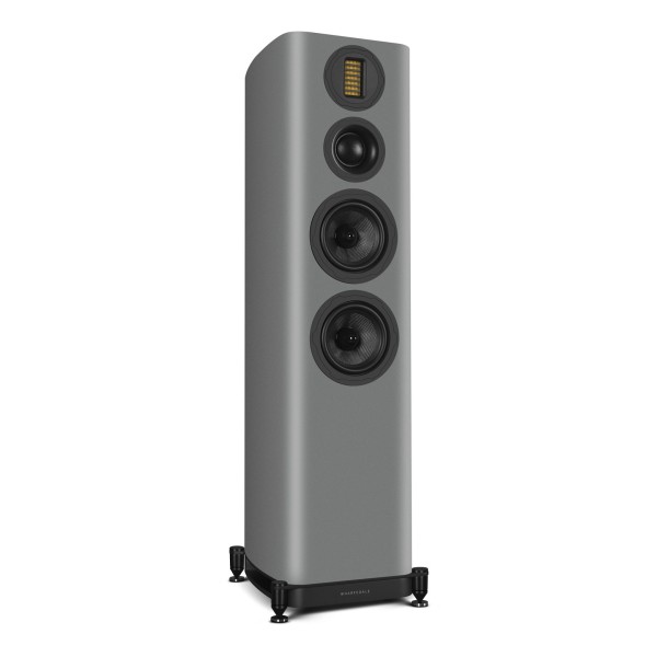 Wharfedale Evo 5.4 Floorstanding Speakers (Pair), Lunar Grey - Left side view