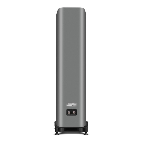 Wharfedale Evo 5.4 Floorstanding Speakers (Pair), Lunar Grey - Rear view and terminals
