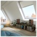 KEF Q Concerto Meta Bookshelf Speakers (Pair), Walnut - Lifestyle Image, turntable setup