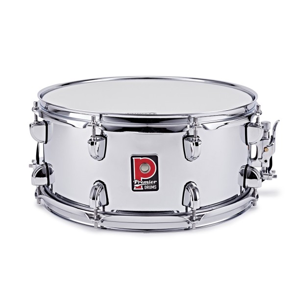 Premier Artist 14" x 6.5" Steel Snare Drum, Chrome
