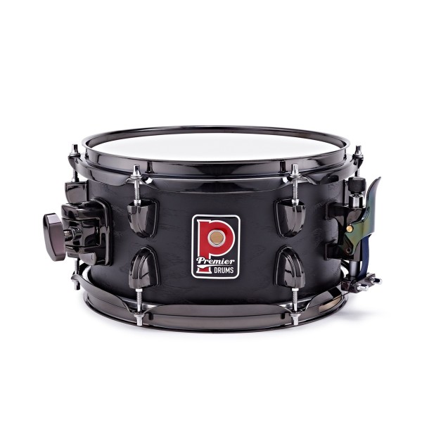 Premier Artist 10" x 5.5" Birch Snare Drum, Stealth Black