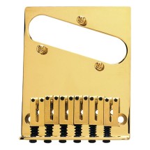 Fender 6-Saddle American Series Telecaster Bridge Assembly, Gold