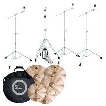 Istanbul Agop XIST Cymbal Set With Free 18'' Crash, Bag & Gibraltar 4000 Lightweight Stands