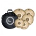 Istanbul Agop XIST Power Cymbal Set With Free 18'' Crash & Bag & Gibraltar 4000 Lightweight Stands