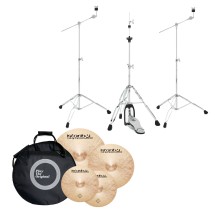 Istanbul Agop Traditional Cymbal Set With Bag & Gibraltar 4000 Lightweight Stands
