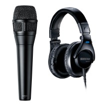 Shure NXN8/S Nexadyne Dynamic Supercardioid Handheld Microphone with Free SRH440 Headphones