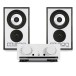 Mission 778x Integrated Amplifier with 750 Bookshelf Speakers, Silver/Black - main bom img 