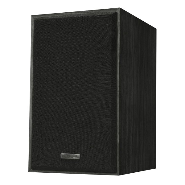Mission 750 Bookshelf Speakers (Pair), Black - left grille on 