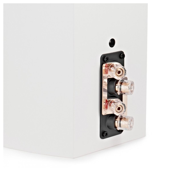 Wharfedale Diamond 9.1 Bookshelf Speakers (Pair), White - terminals 