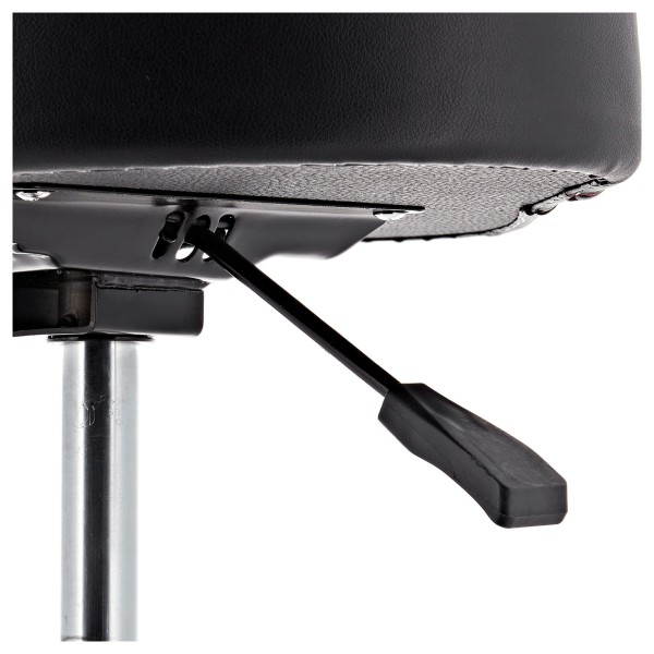Hydraulic Saddle Drum Throne by Gear4music