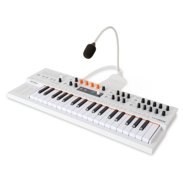 Arturia MINIFREAK Polyphonic Hybrid Synthesizer, Vocoder Edition - Angled