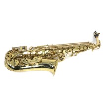 Alto Saxophone by Gear4music, Gold - Secondhand
