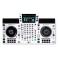 Denon DJ SC Live 4 Standalone DJ Controller, White - Top