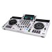 Denon DJ SC Live 4 DJ Controller, White - Angled
