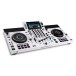 Denon DJ SC Live 4 Standalone DJ Controller, White - Angled 2