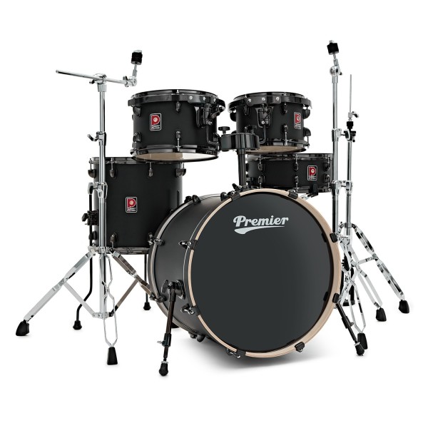 Premier Artist 20" 5pc Fusion Drum Kit, Matte Black