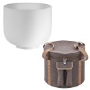 Meinl Sonic Energy 12" Crystal Singing Bowl With Brown Bag, Sacral Chakra