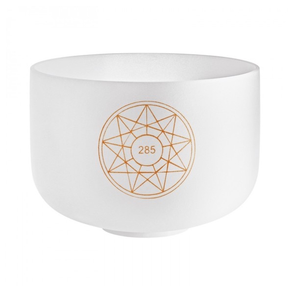 Meinl Solfeggio 12" Crystal Singing Bowl Set, 285 Hz, Note C#4