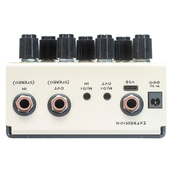 Old Blood Noise Endeavors Black Fountain Stereo Delay - side