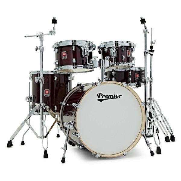 Premier Artist 20" 5pc Fusion Drum Kit, Cherry Red