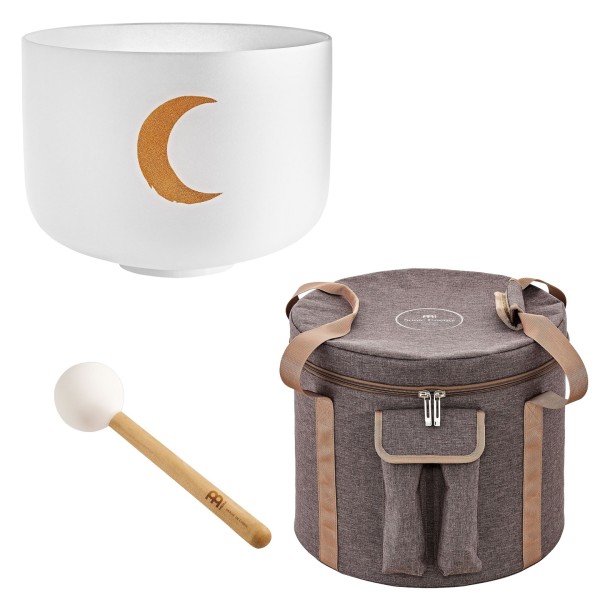 Meinl Planetary Tuned Crystal 12" Singing Bowl Set, Synodic Moon