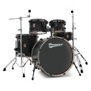 Premier Artist 22" 5pc Modern Rock Drum Kit, Matte Black