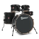 Premier Artist 22" 5pc Modern Rock Shell Pack, Matte Black