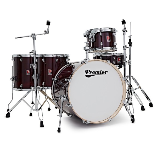 Premier Artist 22" 5pc Heavy Rock Drum Kit, Cherry Red