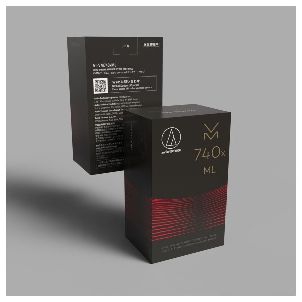 Audio Technica AT-VM740xML Dual Moving Magnet Stereo Cartridge - packaging 