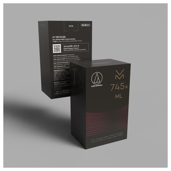 Audio Technica AT-VM745xML Dual Moving Magnet Stereo Cartridge - carton 