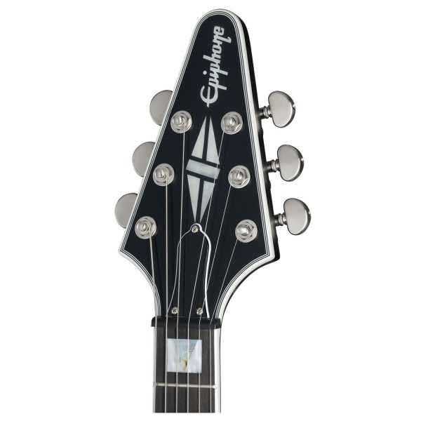Epiphone Flying V Prophecy Inspired By Gibson, Jet Black Metallic - headstock 