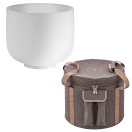 Meinl Sonic Energy 12" Crystal Singing Bowl With Brown Bag, Heart Chakra