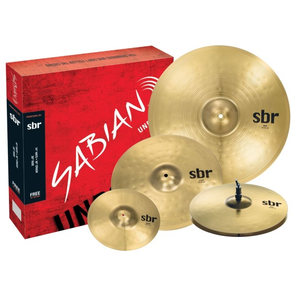 Sabian SBR Promo Cymbal Set with free 10" Splash