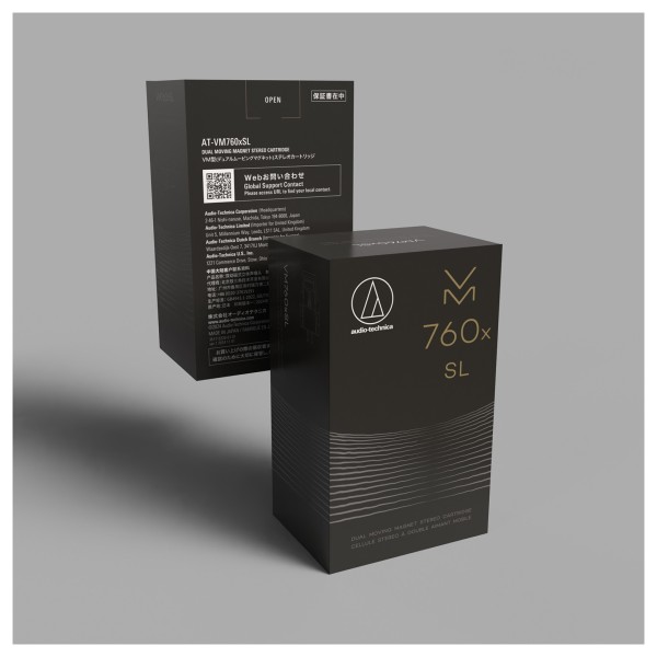Audio Technica AT-VM760xSL Dual Moving Magnet Stereo Cartridge - carton