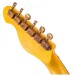 Vintage V62 Icon, Distressed Black - headstock - back