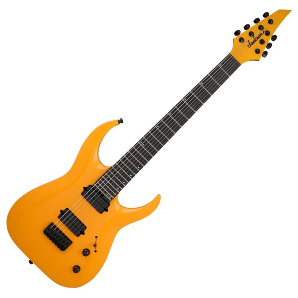 Jackson Pro Series Signature Misha Mansoor Juggernaut HT7, Ebony Fingerboard, Signal Yellow - front