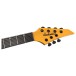 Jackson Pro Series Signature Misha Mansoor Juggernaut HT7, Ebony Fingerboard, Signal Yellow - headstock 