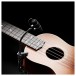 DPA CORE+ 4099 Guitar Clip, Mounted on Ukulele, Angle 2