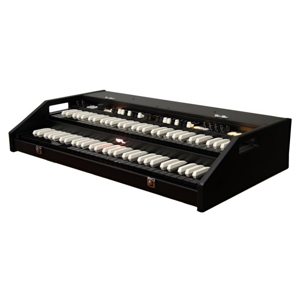 Mojo Suitcase Organ, Inverted Keys - Angled 2