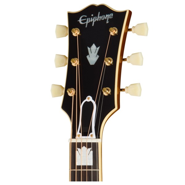 Epiphone 1957 SJ-200 Reissue, Antique Natural - headstock 