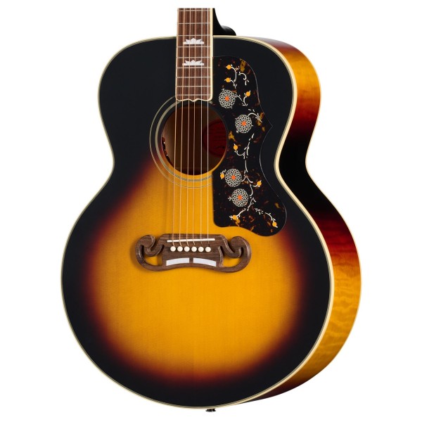 Epiphone 1957 SJ-200 Reissue, Vintage Sunburst - body 