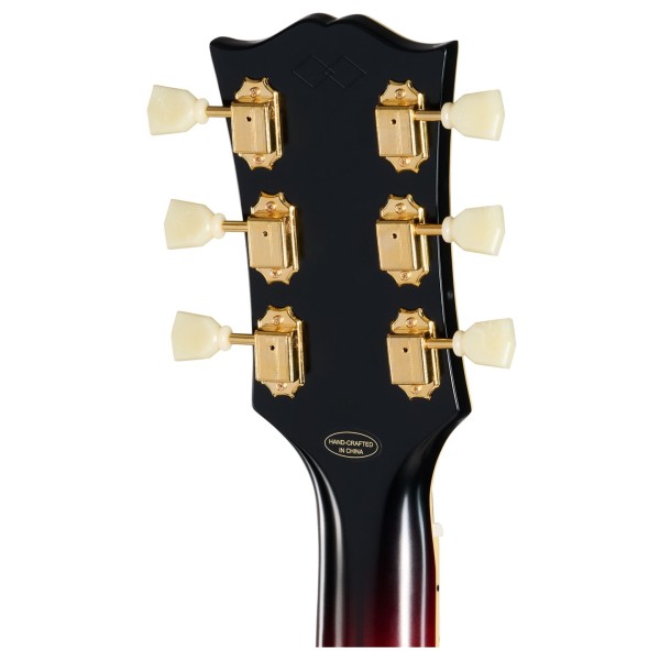 Epiphone 1957 SJ-200 Reissue, Vintage Sunburst - headstock  back 