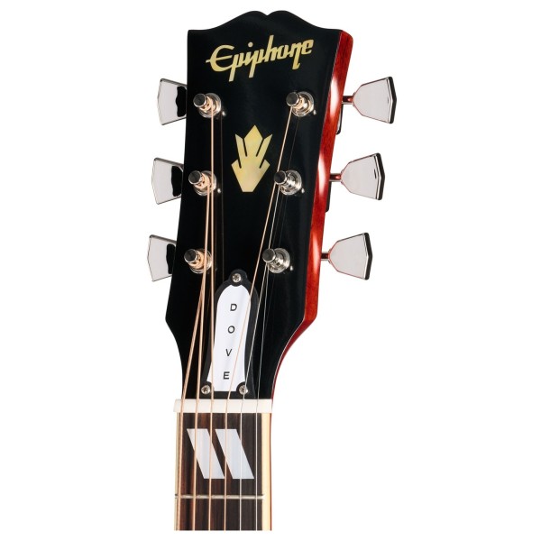 Epiphone 1963 Dove Reissue, Natural - headstock 