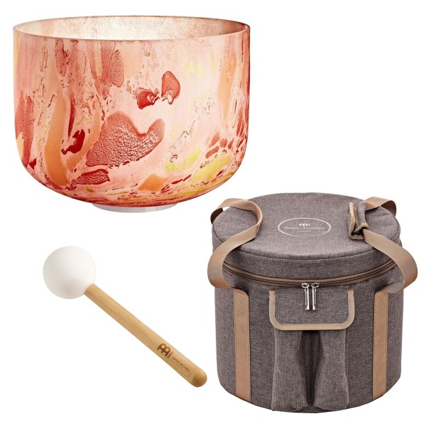 Meinl Sonic Energy 10" Marble Singing Bowl & Brown Bag Set ,D4 Sacral Chakra