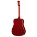 Epiphone 1960 Hummingbird Reissue, Heritage Cherry Sunburst - back 