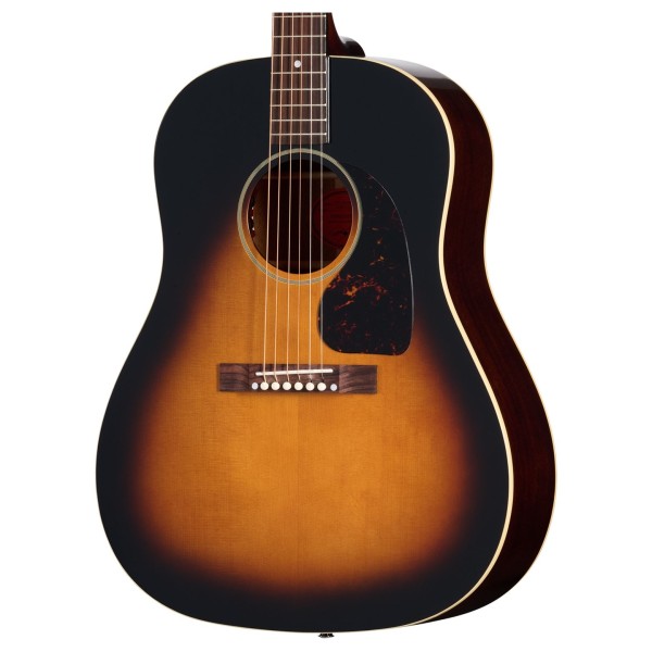 Epiphone 1942 Banner J-45 Reissue, Vintage Sunburst - body 