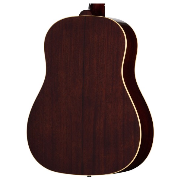 Epiphone 1942 Banner J-45 Reissue, Vintage Sunburst - body back 